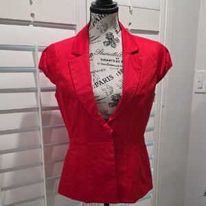 New York & Company Vibrant Red Women's Blazer